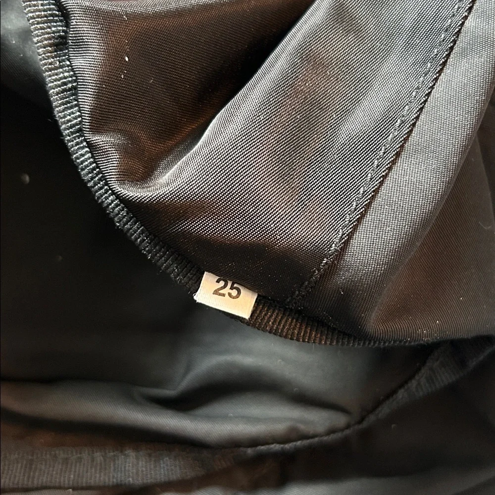 Vintage Prada Tessuto Nylon Duffle Bag Black